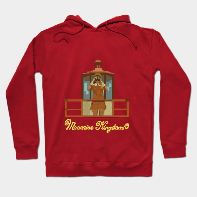 Moonrise Kingdom 8 Bits Hoodie by Albaricoque